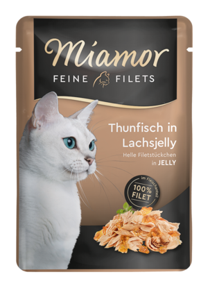 Miamor Feine Filets in Jelly Thunfisch in Lachsjelly  Frischebeutel