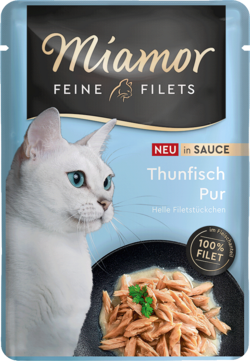 Feine Filets in Sauce - Skipjack Thunfisch - Frischebeutel - 100g