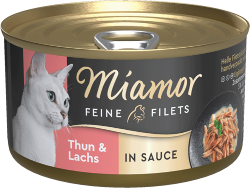 Miamor Feine Filets in Sauce Thun & Lachs 85g