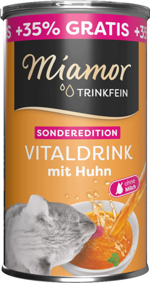 Miamor Trinkfein Vitaldrink mit Huhn +35% Gratis 185ml