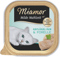 Milde Mahlzeit - Geflügel Pur & Forelle - Schale - 100g