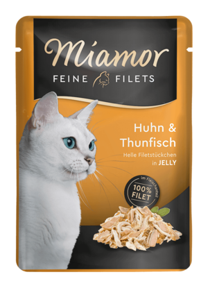 Miamor Feine Filets in Jelly Huhn & Thun  100g