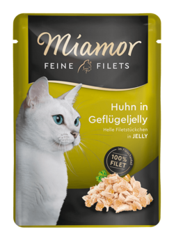 Feine Filets in Jelly - Huhn in Geflügeljelly  - Frischebeutel - 100g