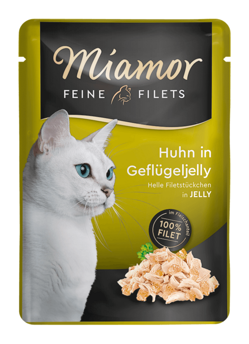 Miamor Feine Filets in Jelly Huhn in Geflügeljelly  100g
