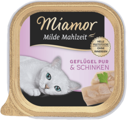 Milde Mahlzeit - Geflügel Pur & Schinken - Schale - 100g