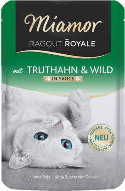 Ragout Royale in Sauce - Truthahn & Wild - Frischebeutel - 100g