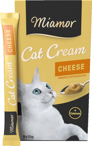 Miamor Cat Snack (Cream) Käse-Cream 5x15g