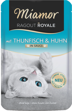 Ragout Royale in Sauce - Thunfisch & Huhn - Frischebeutel - 100g