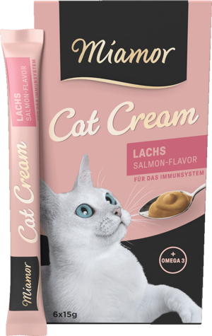Miamor Cat Snack (Cream) Lachs-Cream 6x15g