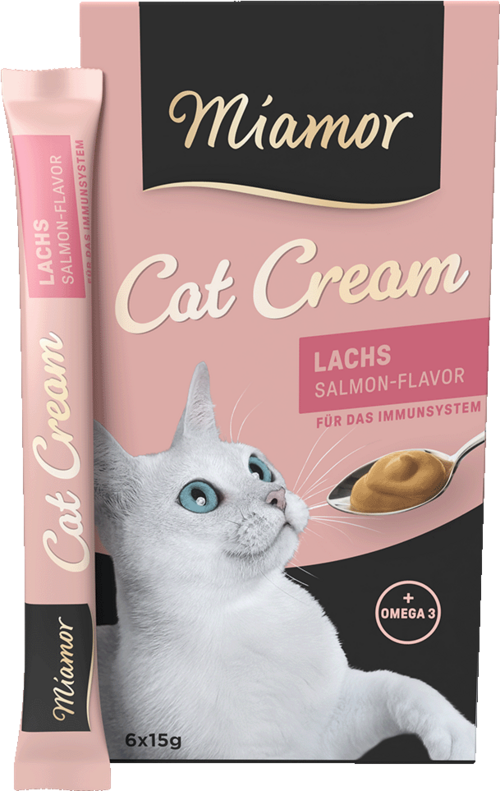 Miamor Cat Snack (Cream) Lachs-Cream 6x15g