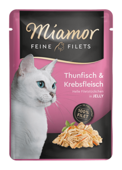 Feine Filets in Jelly - Thun & Krebs  - Frischebeutel - 100g