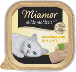 Milde Mahlzeit - Geflügel Pur & Huhn - Schale - 100g