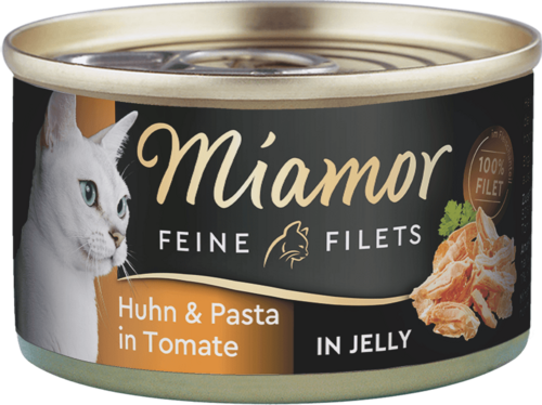 Miamor Fine Fillets in Jelly Chicken and pasta  100 g