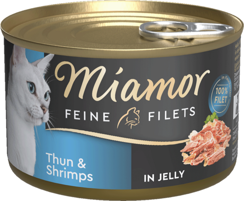 Miamor Feine Filets in Jelly Thun & Shrimps  185g