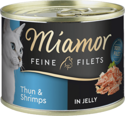 Feine Filets in Jelly - Thun & Shrimps  - Dose - 185g