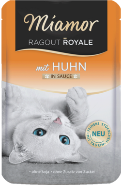 Ragout Royale in Sauce - Huhn - Frischebeutel - 100g