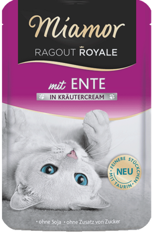 Miamor Ragout Royale in Cream Ente in Kräutercream 100g