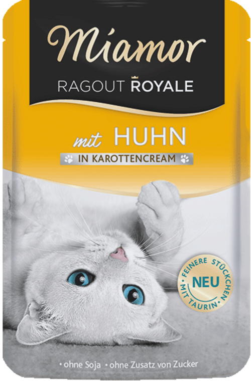 Miamor Ragout Royale in Cream Huhn in Karottencream 100g