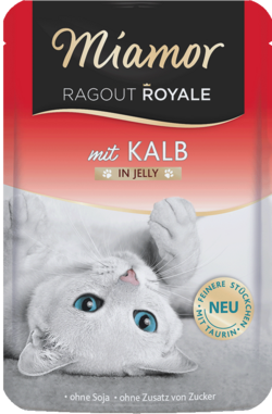 Ragout Royale in Jelly - Kalb - Frischebeutel - 100g