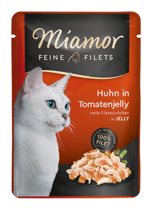 Miamor Feine Filets in Jelly Huhn in Tomatenjelly  100g