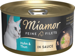 Feine Filets in Sauce - Huhn & Thun - Dose - 85g