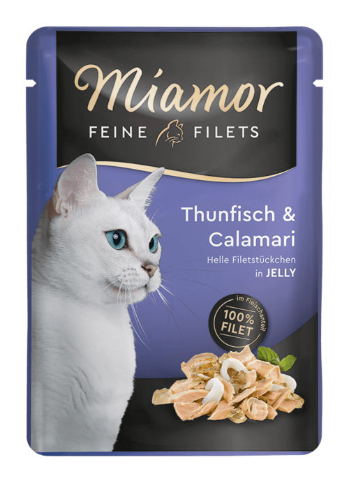 Miamor Feine Filets in Jelly Thun & Calamari  100g