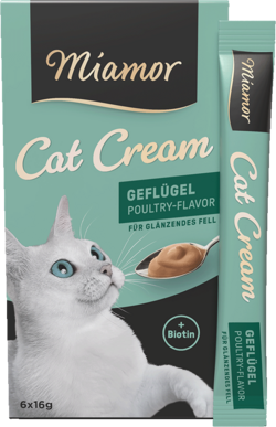 Cat Snack (Cream) - Geflügel-Cream - Schachtel - 6x16g