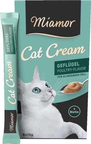 Miamor Cat Snack (Cream) Geflügel-Cream 6x15g