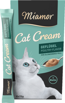 Cat Snack (Cream) - Geflügel-Cream - Schachtel - 6x15g