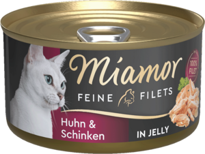 Miamor Feine Filets in Jelly Huhn & Schinken 100g
