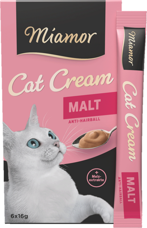 Miamor Cat Snack (Cream) Malt-Cream 6x16g