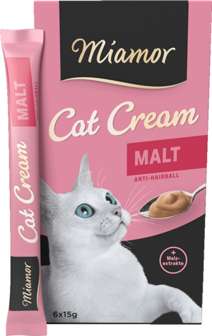 Miamor Cat Snack (Cream) Malt-Cream 6x15g