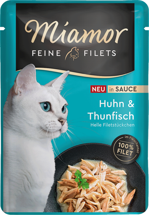 Miamor Feine Filets in Sauce Huhn und Thunfisch 100g