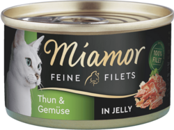 Feine Filets in Jelly - Thun & Gemüse - Dose - 100g