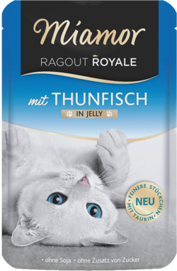 Ragout Royale in Jelly - Thunfisch - Frischebeutel - 100g