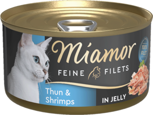 Miamor Feine Filets in Jelly Thun & Shrimps 100g