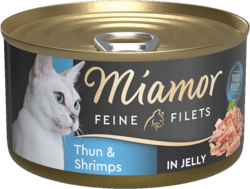 Feine Filets in Jelly - Thun & Shrimps - Dose - 100g
