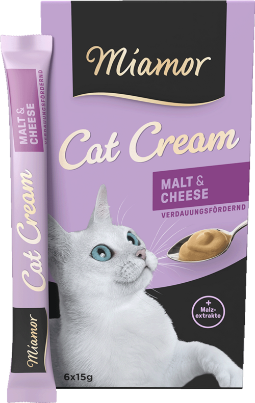 Miamor Cat Snack (Cream) Malt-Cream + Käse 6x15g