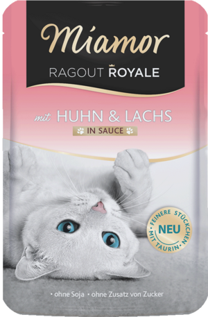 Miamor Ragout Royale in Sauce Huhn & Lachs 100g