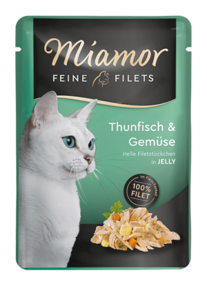 Miamor Feine Filets in Jelly Thun & Gemüse  100g