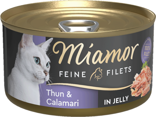 Miamor Feine Filets in Jelly Thun & Calamari 100g