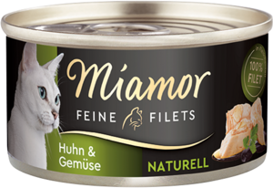 Miamor Feine Filets naturell Huhn & Gemüse 80g