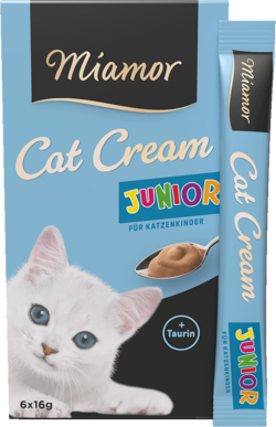 Cat Snack (Cream) - Junior-Cream - Schachtel - 6x16g