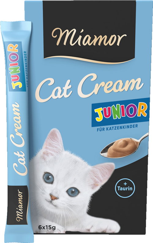 Miamor Cat Snack (Cream) Junior-Cream 6x15g