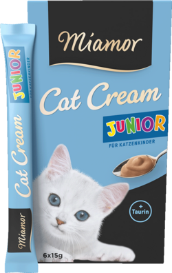 Cat Snack (Cream) - Junior-Cream - Schachtel - 6x15g