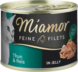 Feine Filets in Jelly - Thun & Reis  - Dose - 185g