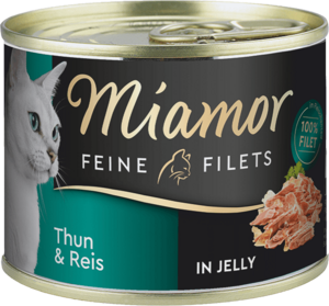 Miamor Fine Fillets in Jelly Tuna and rice  185 g
