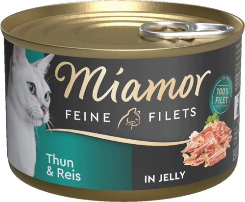 Miamor Feine Filets in Jelly Thun & Reis  185g