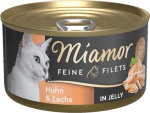 Miamor Feine Filets in Jelly Huhn und Lachs 100g