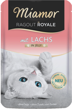 Ragout Royale in Jelly - Lachs - Frischebeutel - 100g